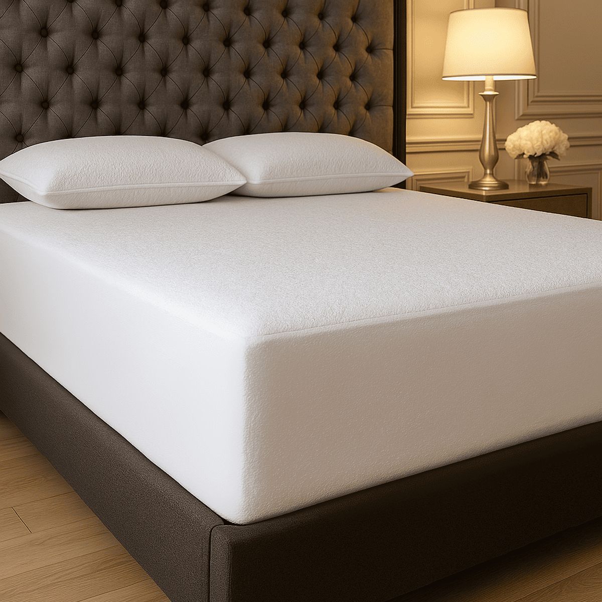 NUBEFLEX - Protector De Colchón 200x200cm Impermeable King Nubeflex