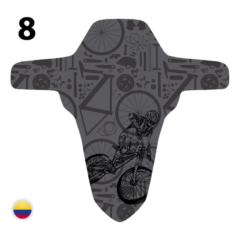 GENERICO - Guardabarro Guardafango Bicicleta Flexible 8