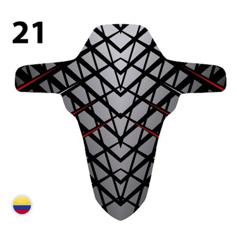 GENERICO - Guardabarro Guardafango Bicicleta Flexible 21
