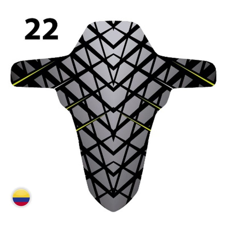 GENERICO - Guardabarro Guardafango Bicicleta Flexible 22