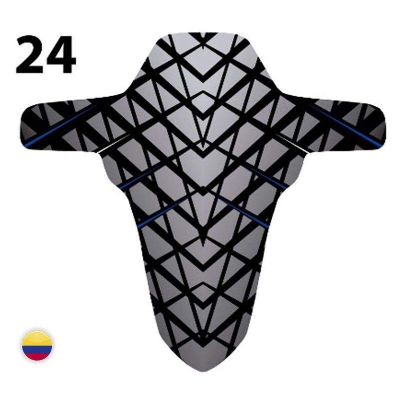GENERICO - Guardabarro Guardafango Bicicleta Flexible 24
