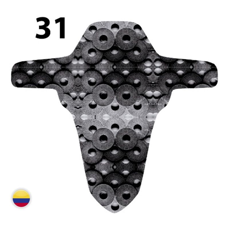GENERICO - Guardabarro Guardafango Bicicleta Flexible 31