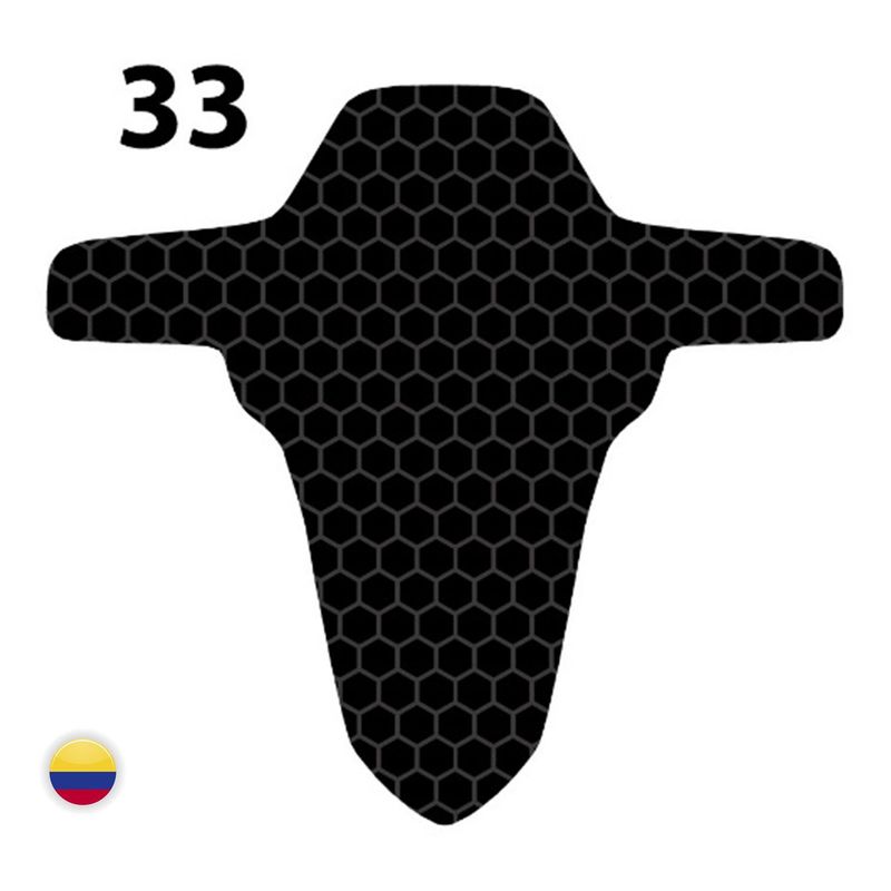 GENERICO - Guardabarro Guardafango Bicicleta Flexible 33