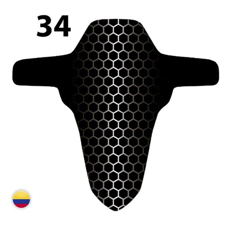 GENERICO - Guardabarro Guardafango Bicicleta Flexible 34