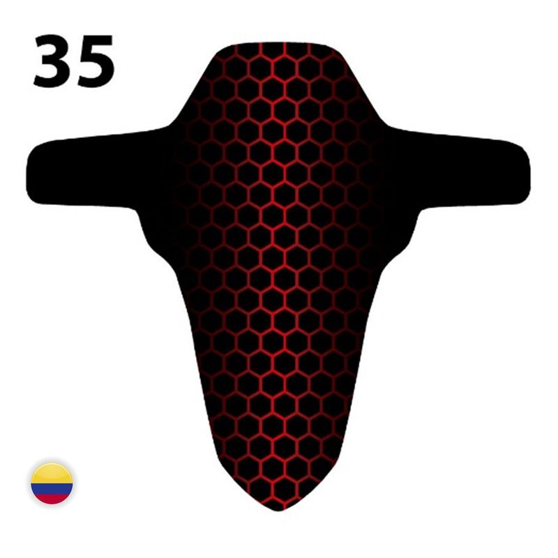 GENERICO - Guardabarro Guardafango Bicicleta Flexible 35