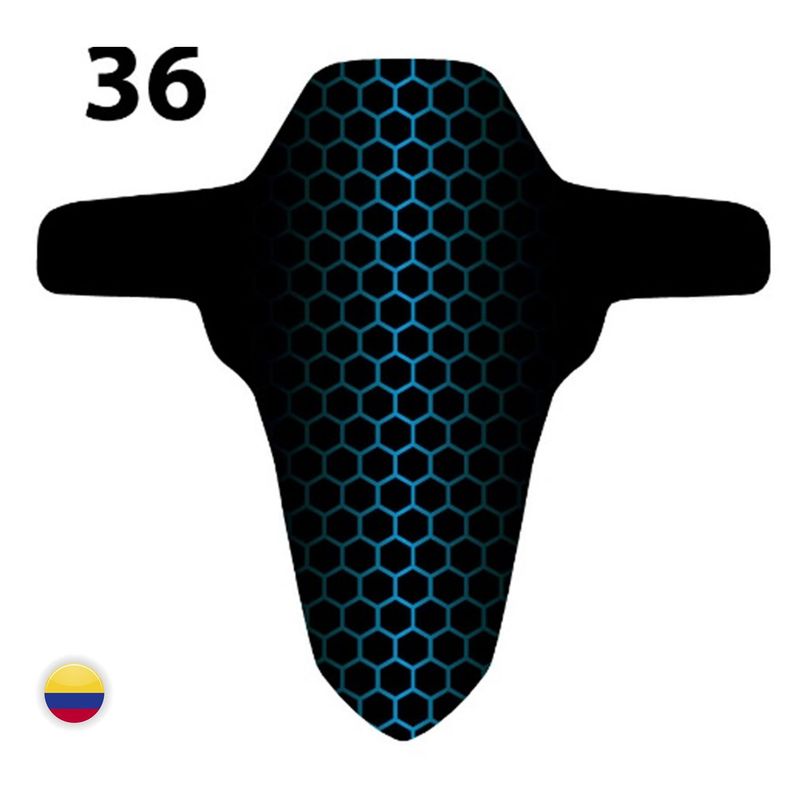 GENERICO - Guardabarro Guardafango Bicicleta Flexible 36