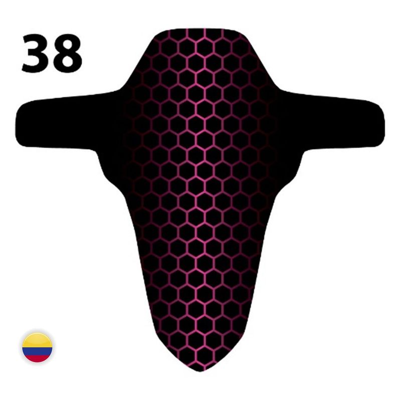 GENERICO - Guardabarro Guardafango Bicicleta Flexible 38