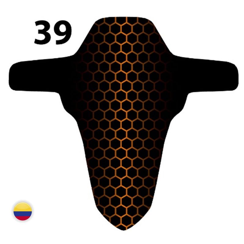 GENERICO - Guardabarro Guardafango Bicicleta Flexible 39