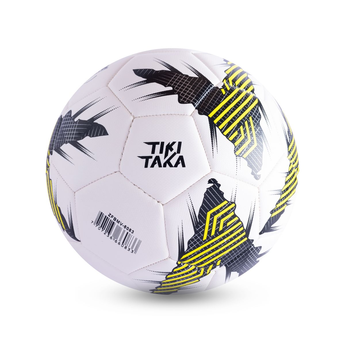ZOOM SPORT - Balon de Futbol Sala N°4 Tiki Taka Blanco Azul ZOOM SPORTS