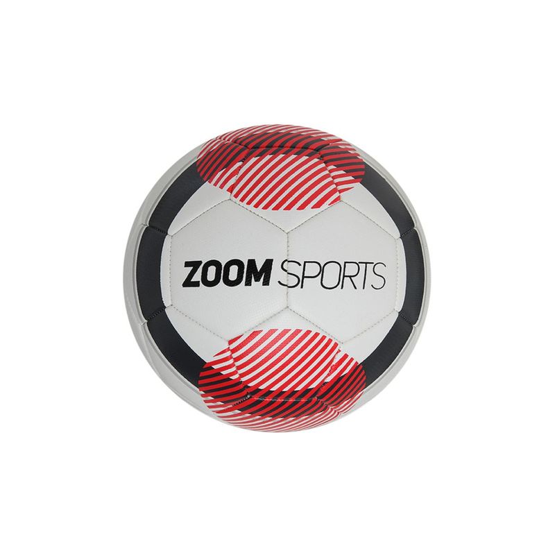 ZOOM SPORT - Balon de Futbol Sala N° 4 Tiki Taka Blanco Rojo ZOOM SPORTS