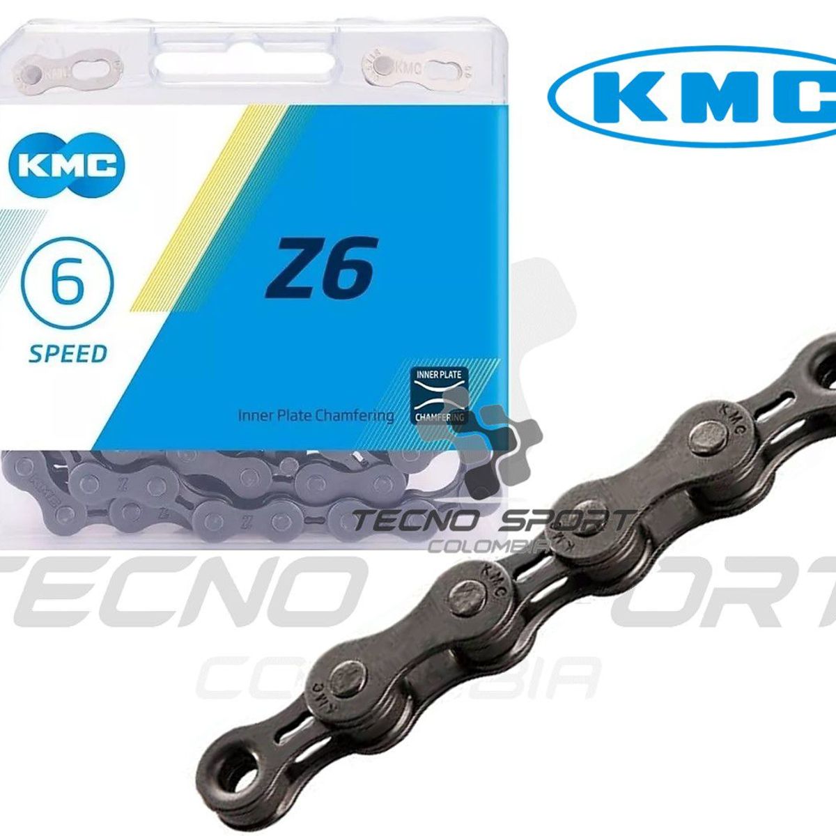 SHIMANO - Pacha Cadenilla Bicicleta ATA 14-28 Kmc 6v Z6