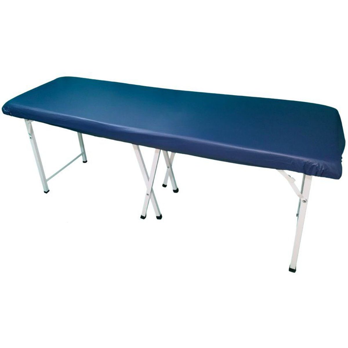 GENERICO - Sabana plástica anti fluidos para camilla estandar azul oscuro