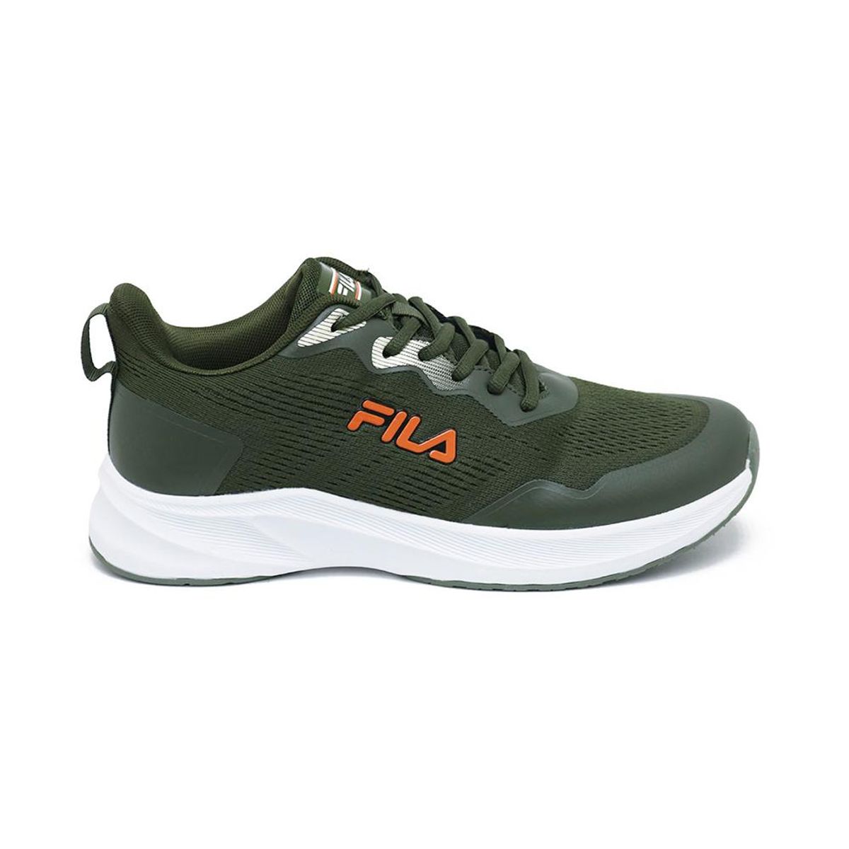 FILA - Tenis Fila Lecianmer Running-Verde/Naranja