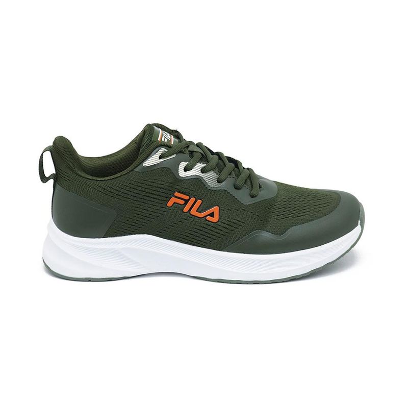 FILA - Tenis Fila Lecianmer Running-Verde/Naranja
