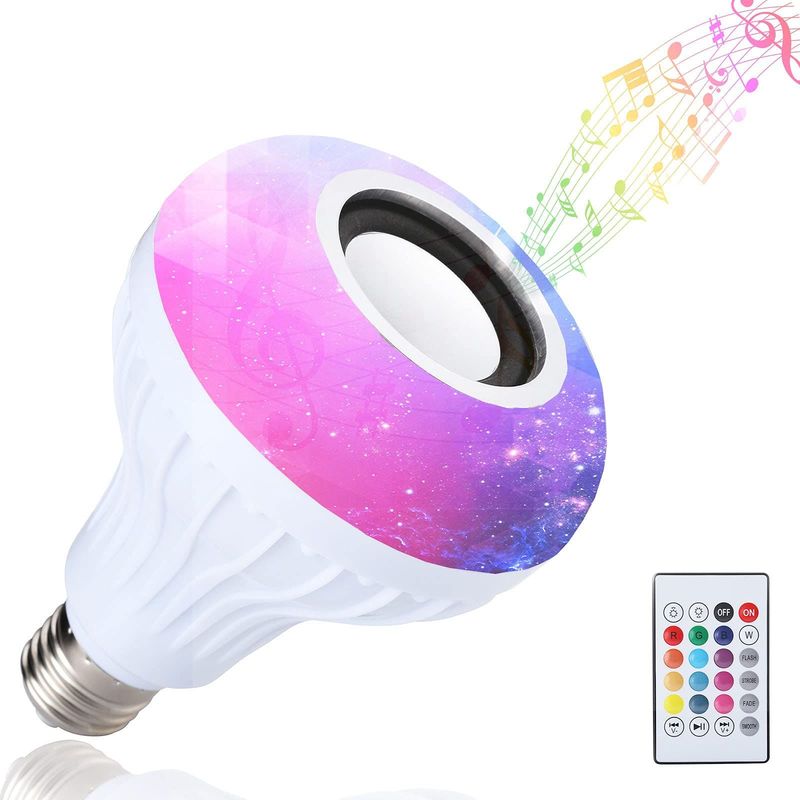 GENERICO - Bombillo Parlante Led Bluetooth RGB