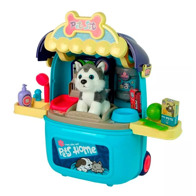 GENERICO - Maleta Ruedas Grande  Mascota Peluche Perro Gato Juguete