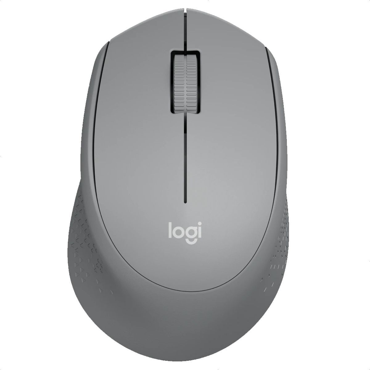 LOGITECH - Mouse Inalámbrico Logitech M280 Diseño Curvo Total Comfort - Plateado