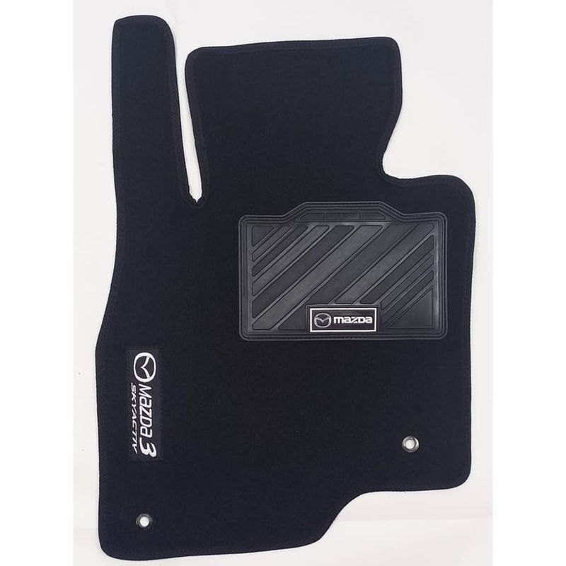 GENERICO - Tapetes mazda 3 en alfombra 2015-2020