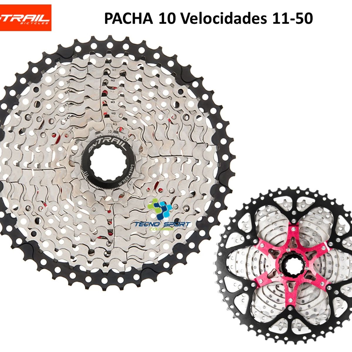 ONTRAIL - Pacha Cassette Bicicleta Ontrail 10v 11-50 MTB