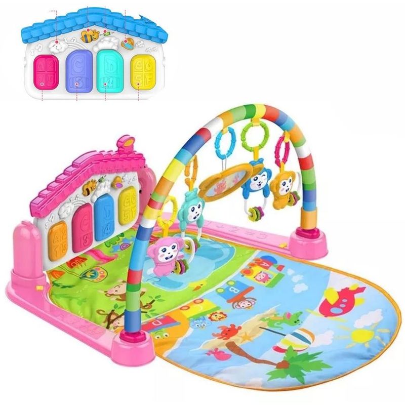 BOOGY - Gimnasio Piano Para Bebe Musical Sonajeros Boogy