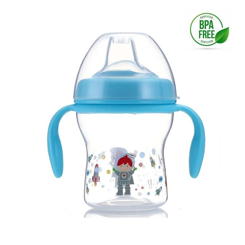 GENERICO - Vaso entrenador boquilla suave - 7 onzas - bebe 6 meses+