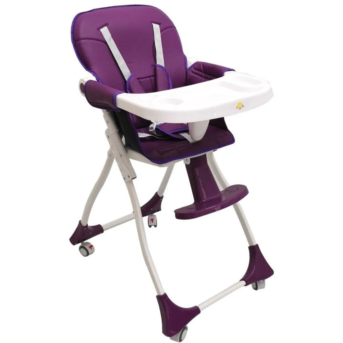 SUNBABY - Comedor Bebe Silla Plegable Niña Acolchadito Con LLantas
