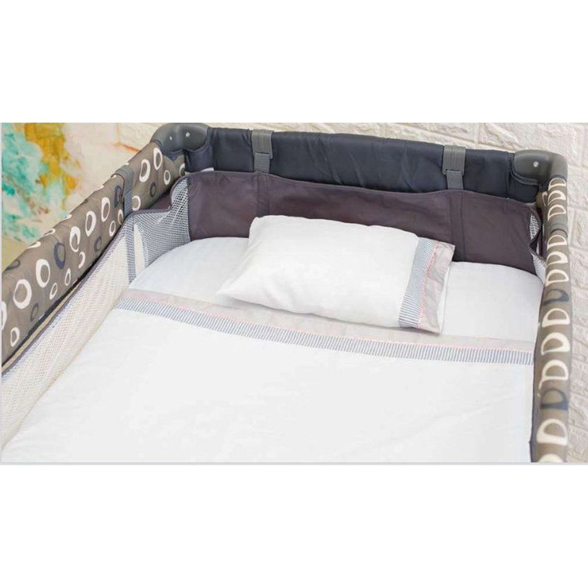 BEBESITOS - Set sábanas cuna  almohada  funda bebe infantil delux NIÑA