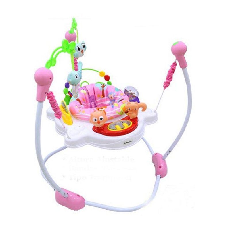 GENERICO - Jumper saltarín bebe unisex 360 centro estimulación Rosado