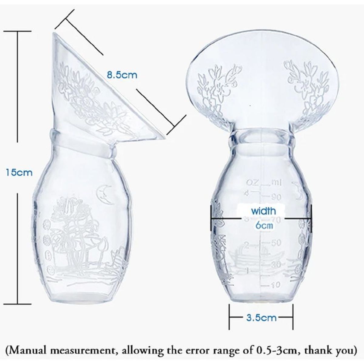 GENERICO - Extractor leche materna manual haakaa libre bpa portable