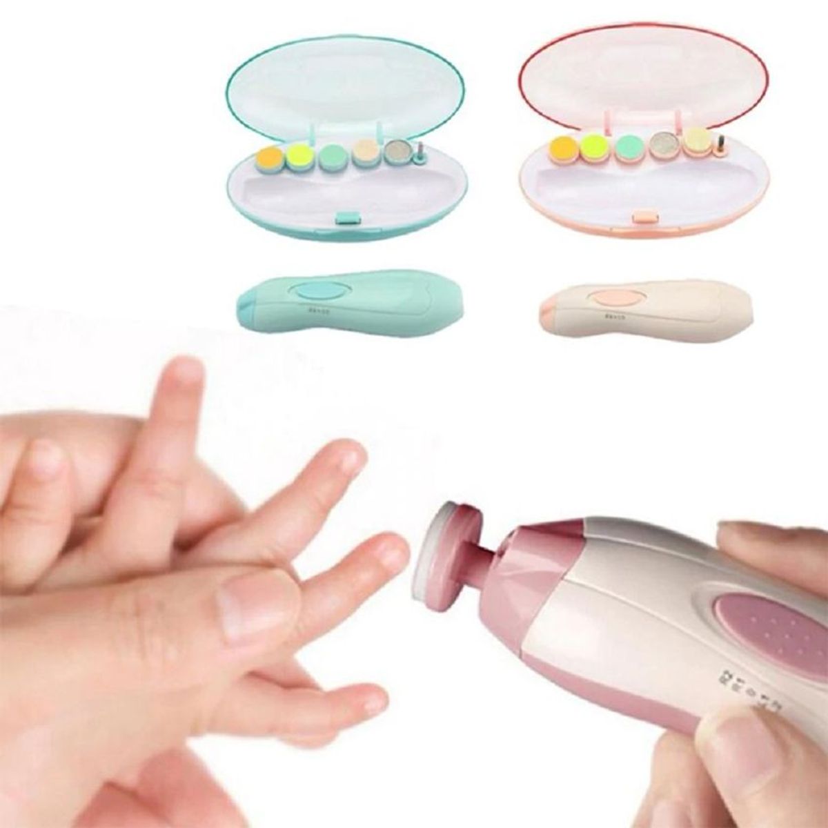 GENERICO - Lima Eléctrica Para Bebe Espectacular Cuidado De Uñas