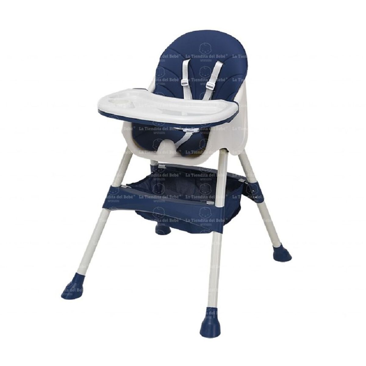 GENERICO - Silla Comedor Bebe Doble Altura Infantil Acolchado Deluxe