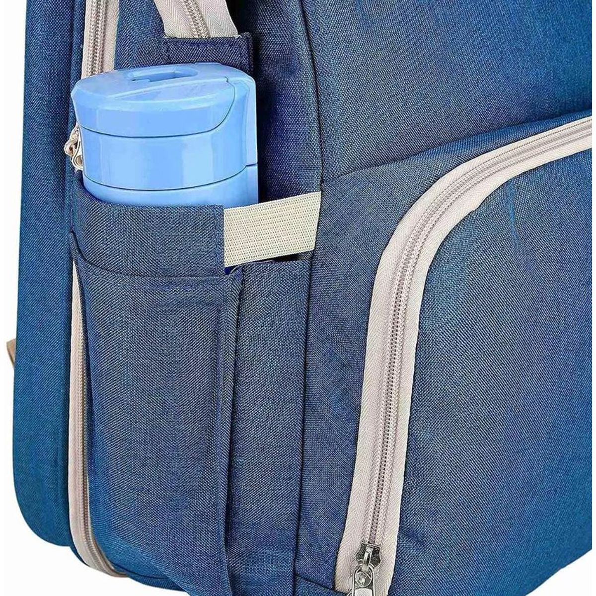 GENERICO - Pañalera Multifuncional Bolso Bebe Cambiador Plegable usb