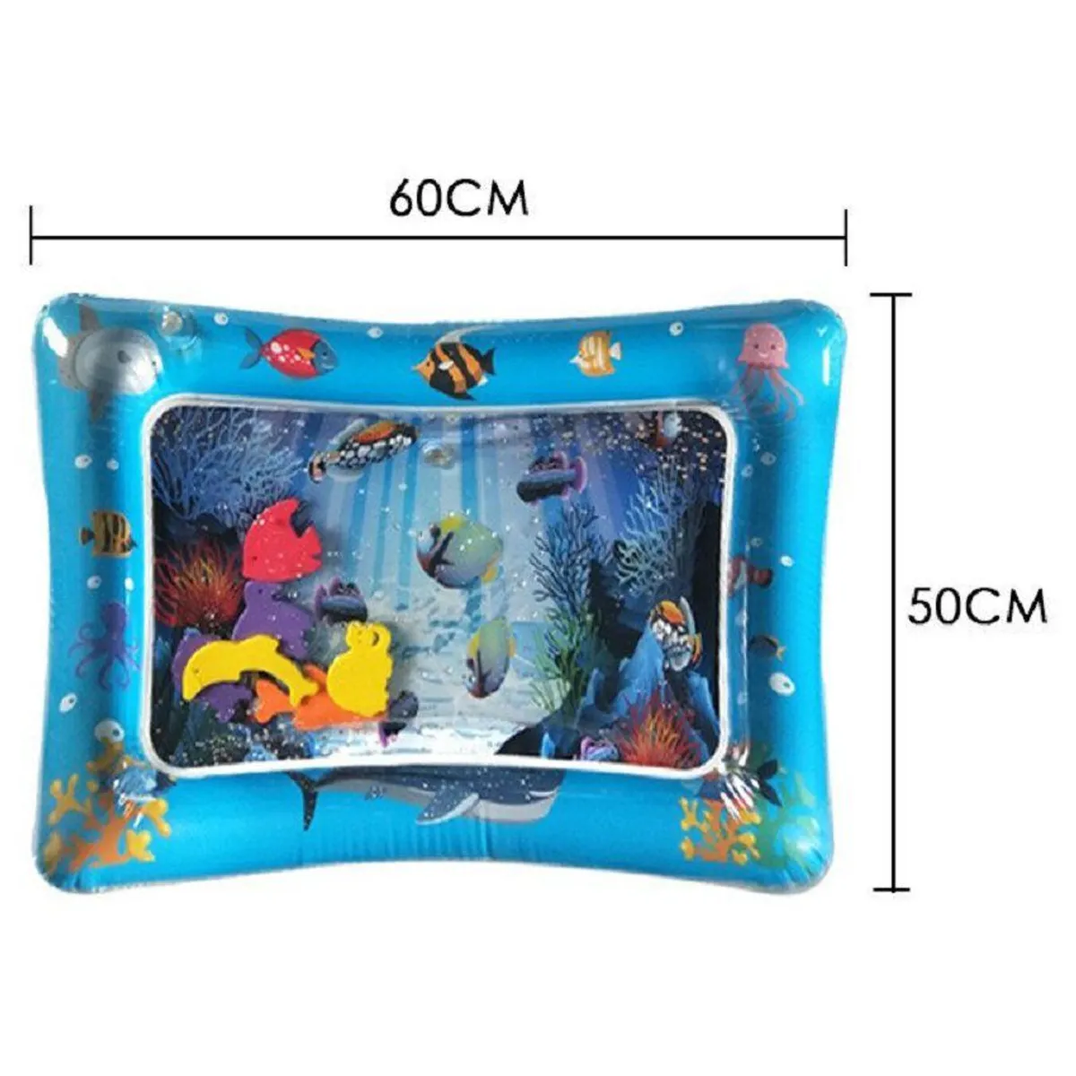 GENERICO - Tapete Agua Bebe Inflable estimulación bebe infantil divert