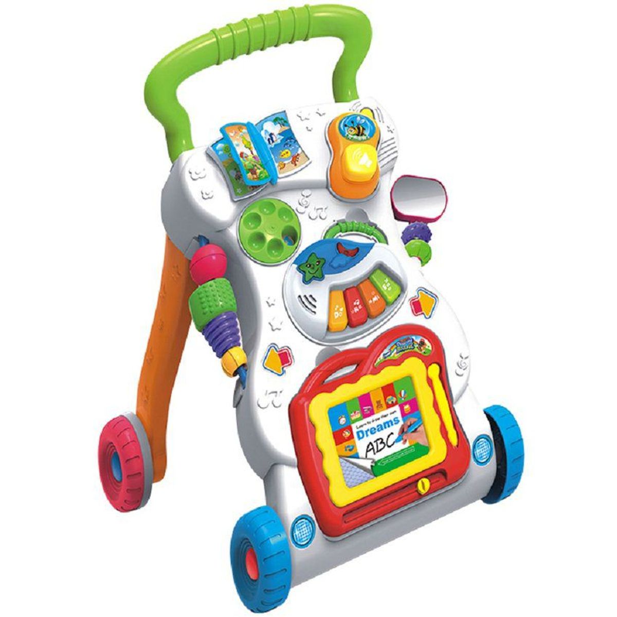 HUANGER - Caminador para bebe tipo andadera musical didáctica-unisex