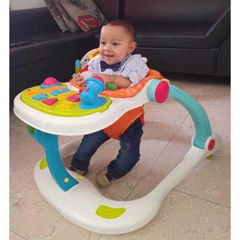 HUANGER - Andadera Caminador Comedor 4 en 1 Bebe Luces Musical Oferta