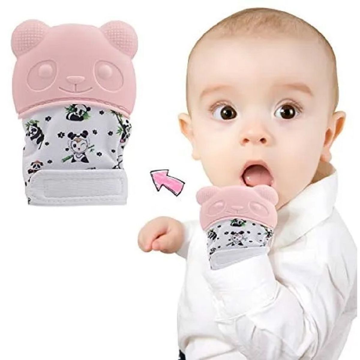 GENERICO - Guante manopla bebe rascaencias moderdor