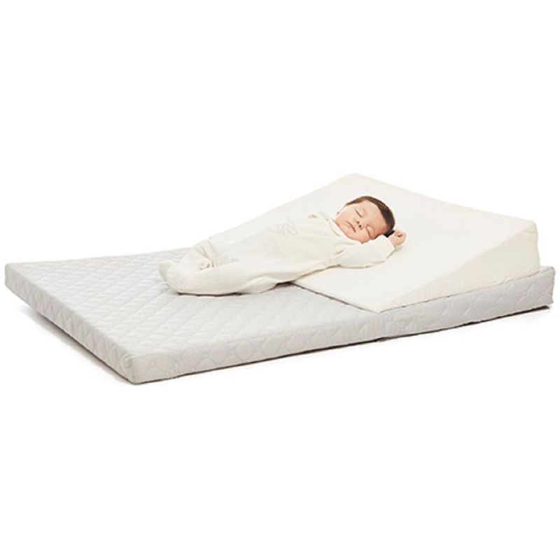 TORAL - Colchón almohada anti reflujo corral cuna bebé 100x70x17