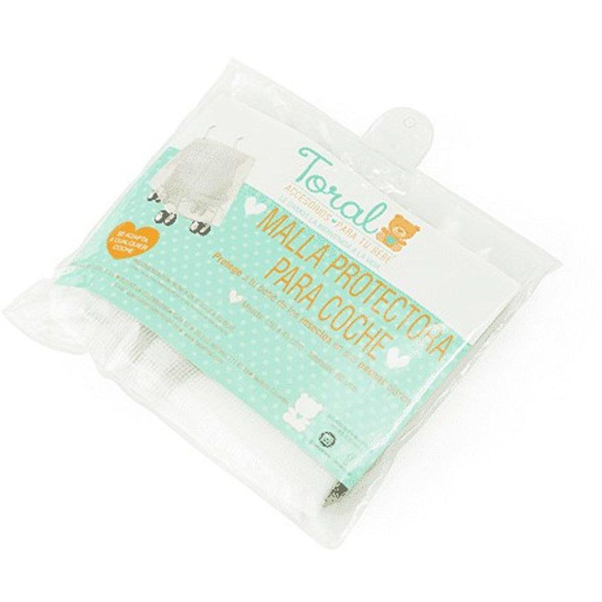 TORAL - Malla Protectora Mosquitero Coche Bebé Infantil Divina