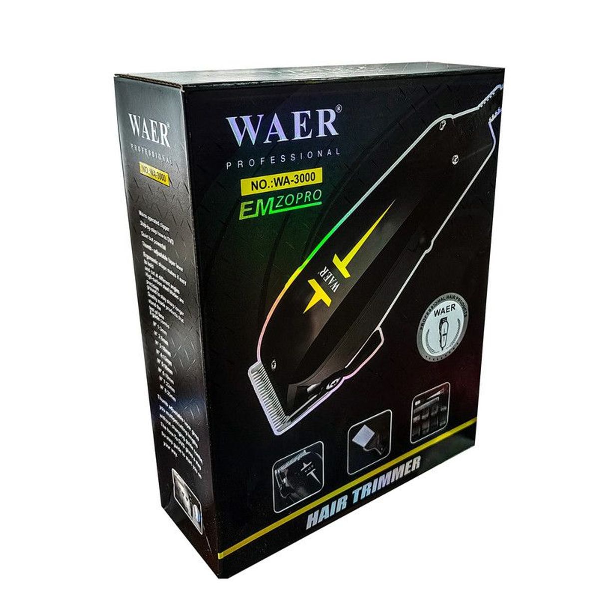 DAYOSHOP - Maquina Peluqueria Cortadora De Pelo Waer Wa-3000 + Accesori