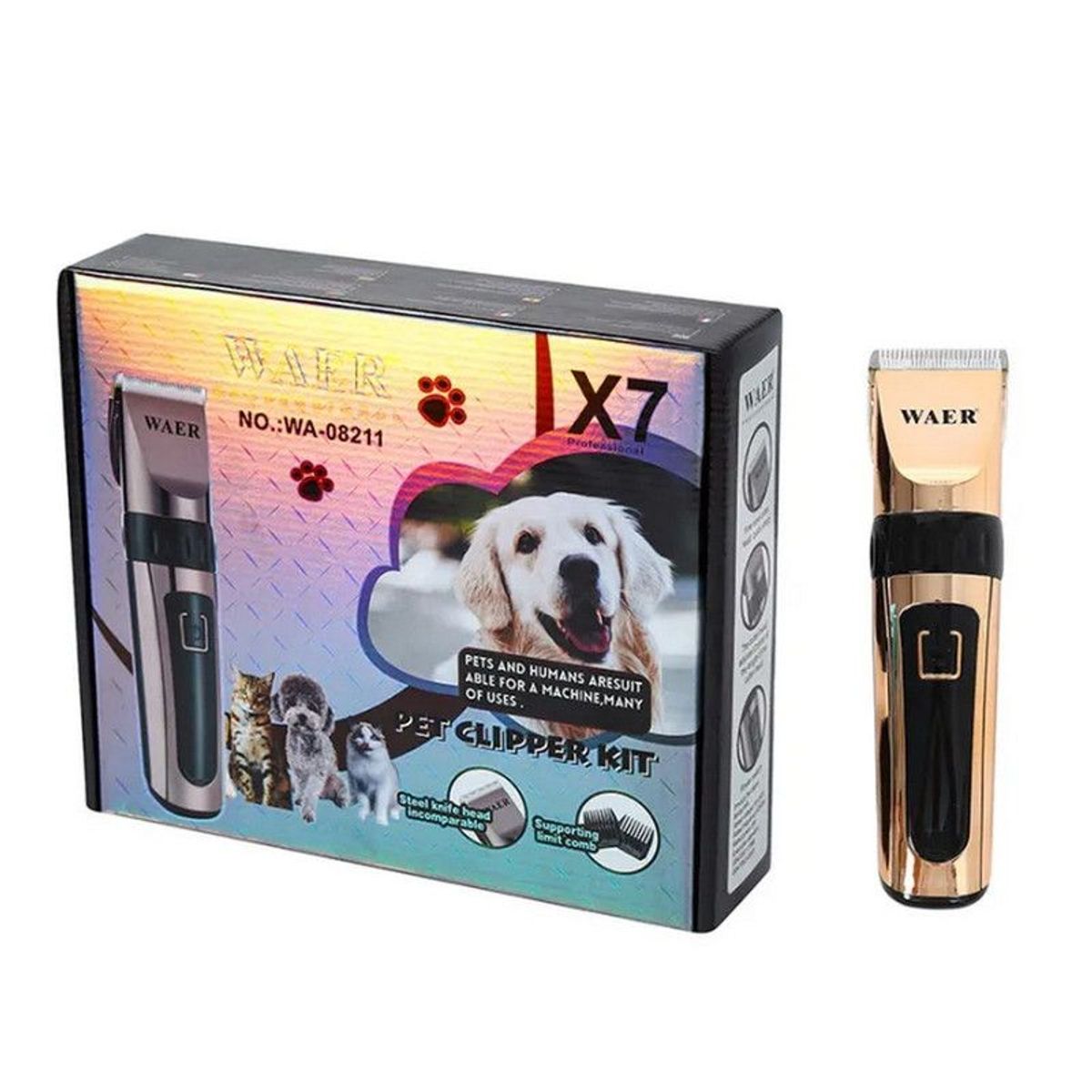 DAYOSHOP - Maquina Peluquera Mascotas Profesional Canina Pet Wa-08211