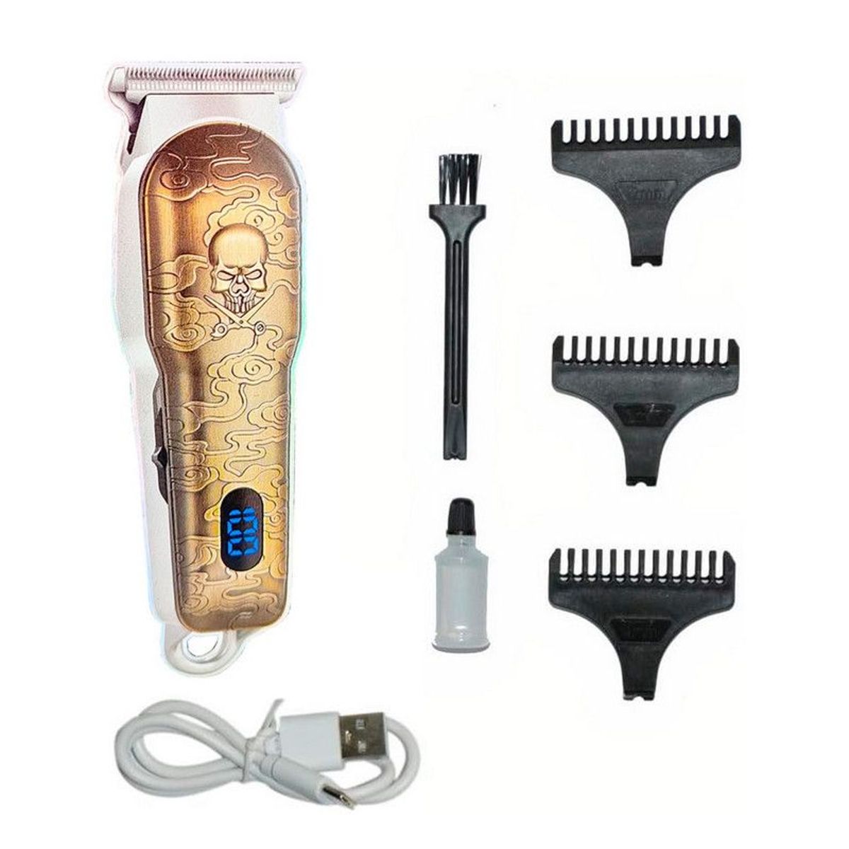 DAYOSHOP - Maquina Afeitar Electrica Barbera Patillera+accesorio Wa1930