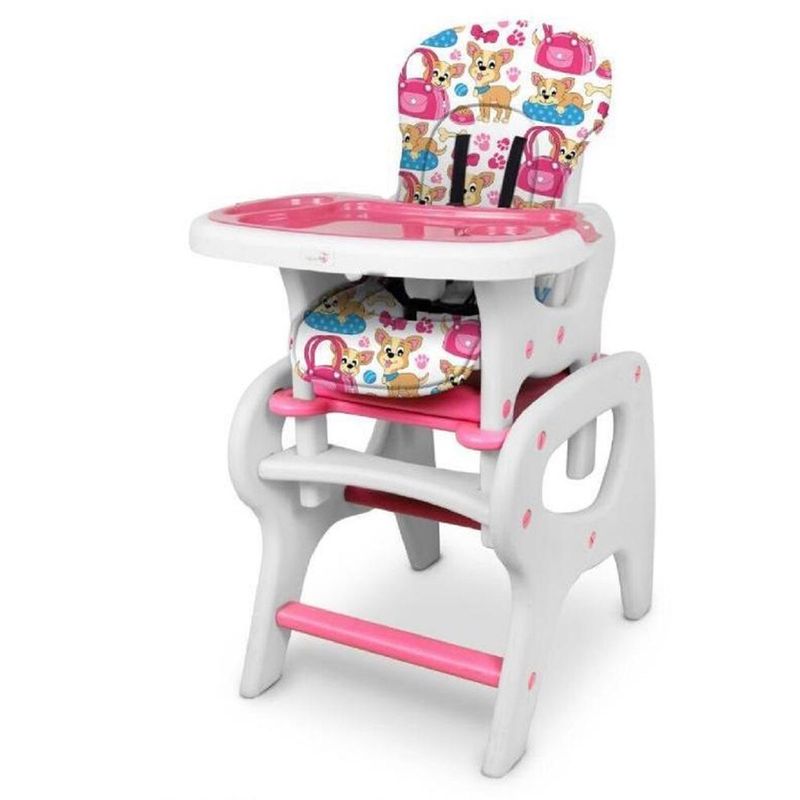 GENERICO - Silla Comedor Escritorio Bebe Niña Infantil 2en 1 Reclinable
