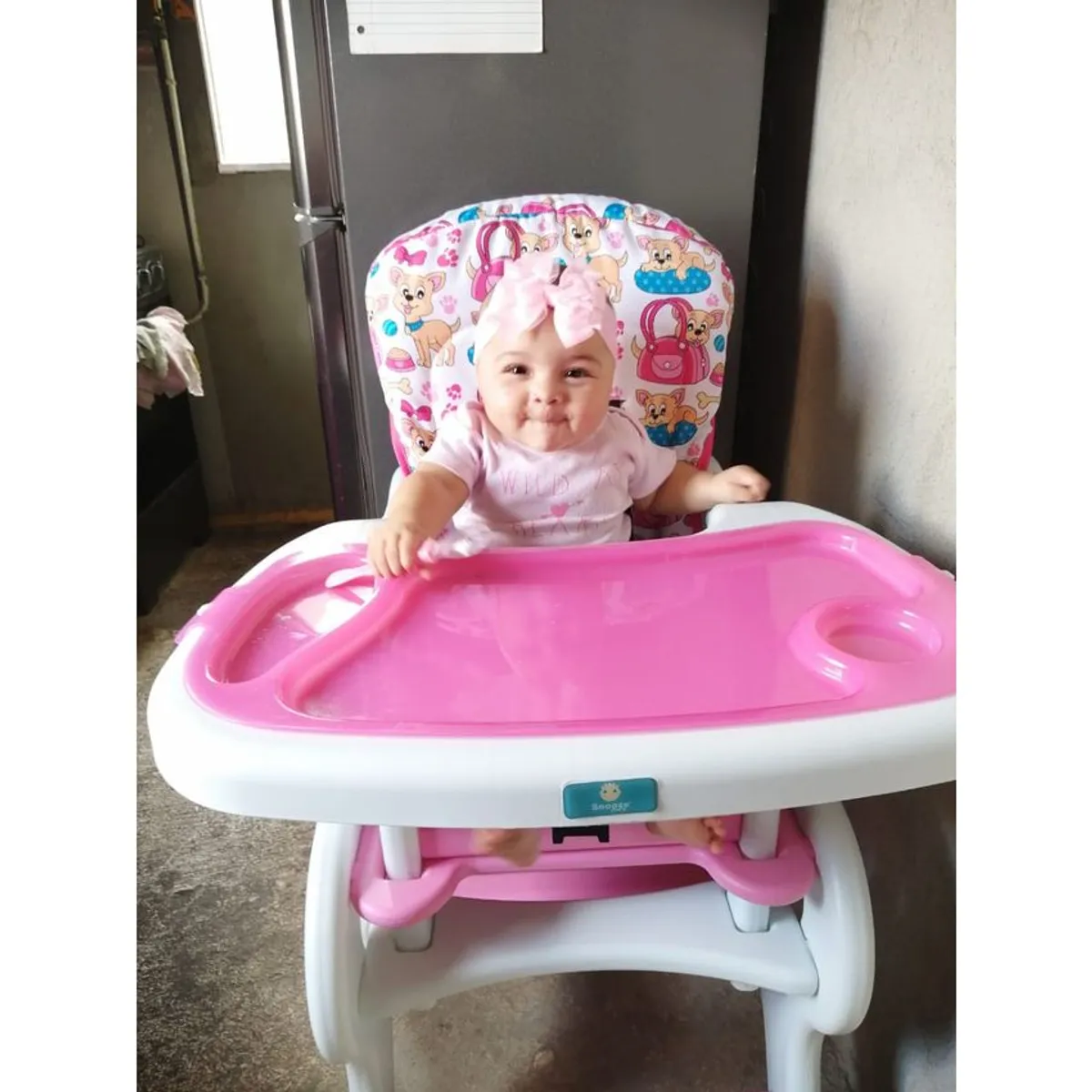 GENERICO - Silla Comedor Escritorio Bebe Niña Infantil 2en 1 Reclinable