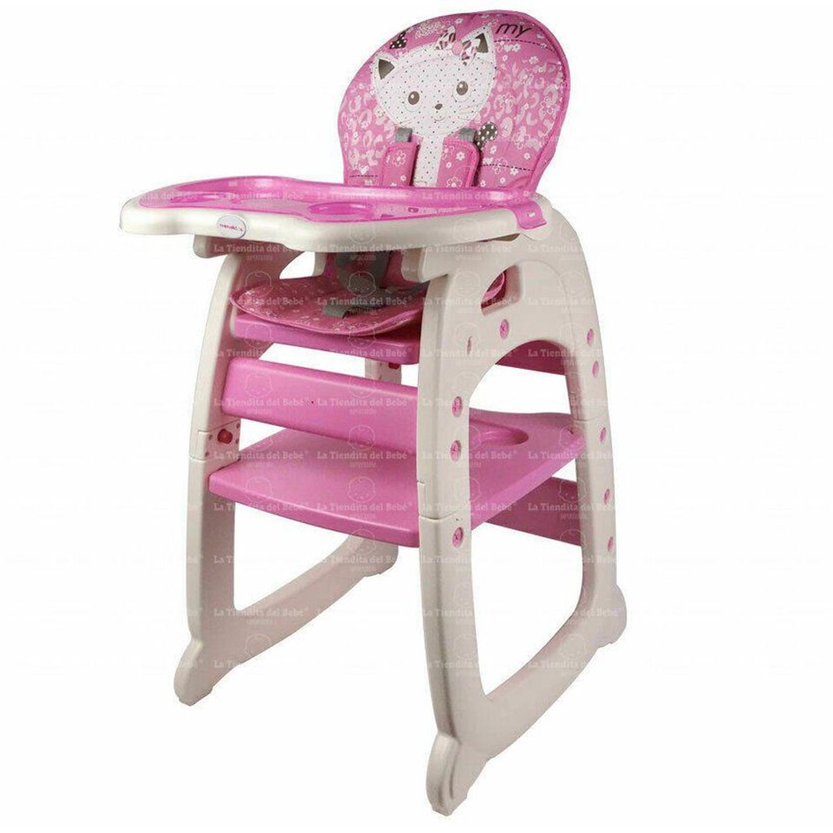 GENERICO - Silla comedor escritorio bebe infantil 3 en 1 reclinable