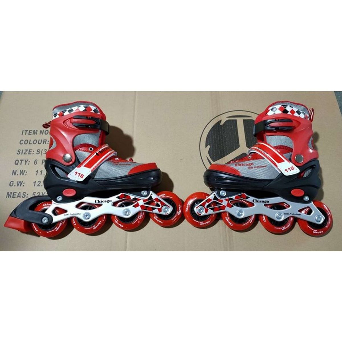 CHICAGO - Patines  Kit Protección Niña Deporte 34-37 Graduables