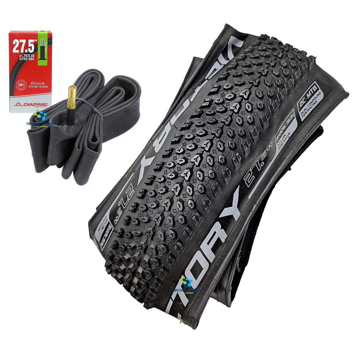CHAOYANG - Llanta Bicicleta 27.5 X 2.00 Chaoyang Plegable Antipinchazo