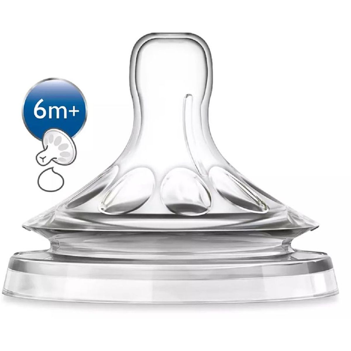 AVENT - 2 chupos repuesto tetero avent natural flujo rapido 6 meses