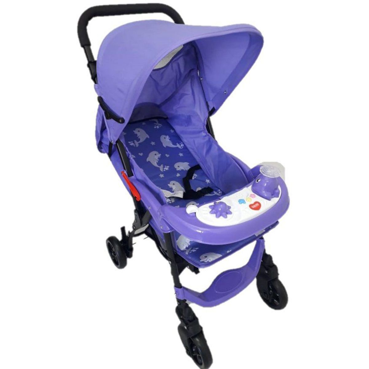 BEBESITOS - Coche Paseador Bebe Viajero Infantil Musical Oferta Delfin