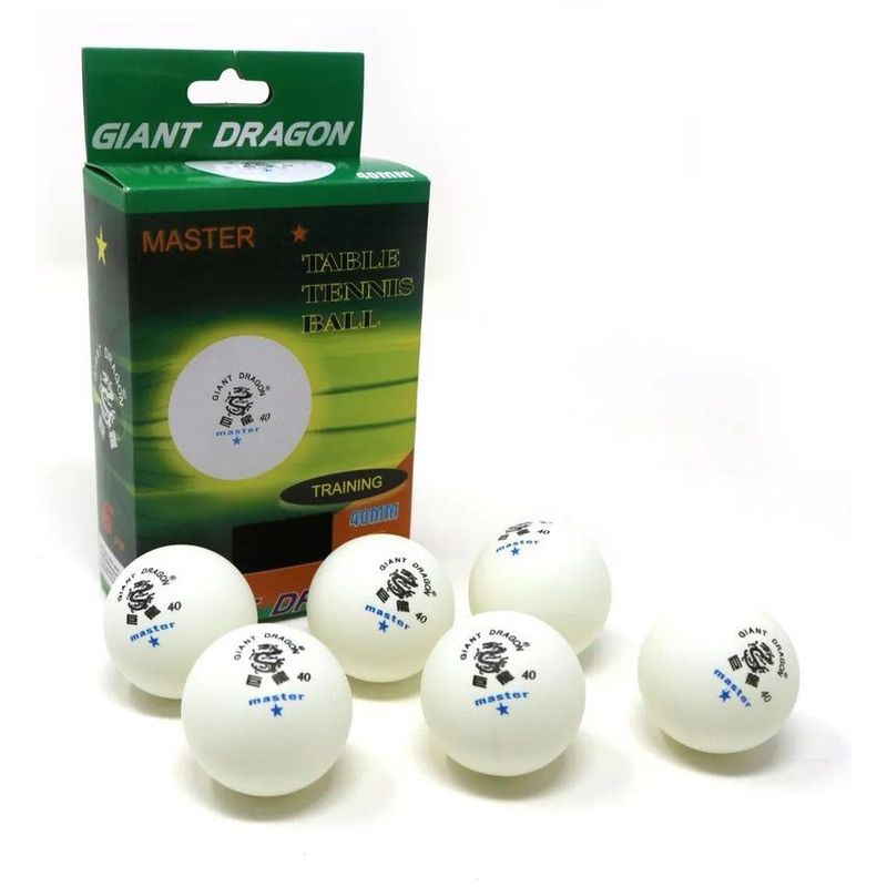 GENERICO - 6 bolas pelotas tenis de mesa ping pong profesional