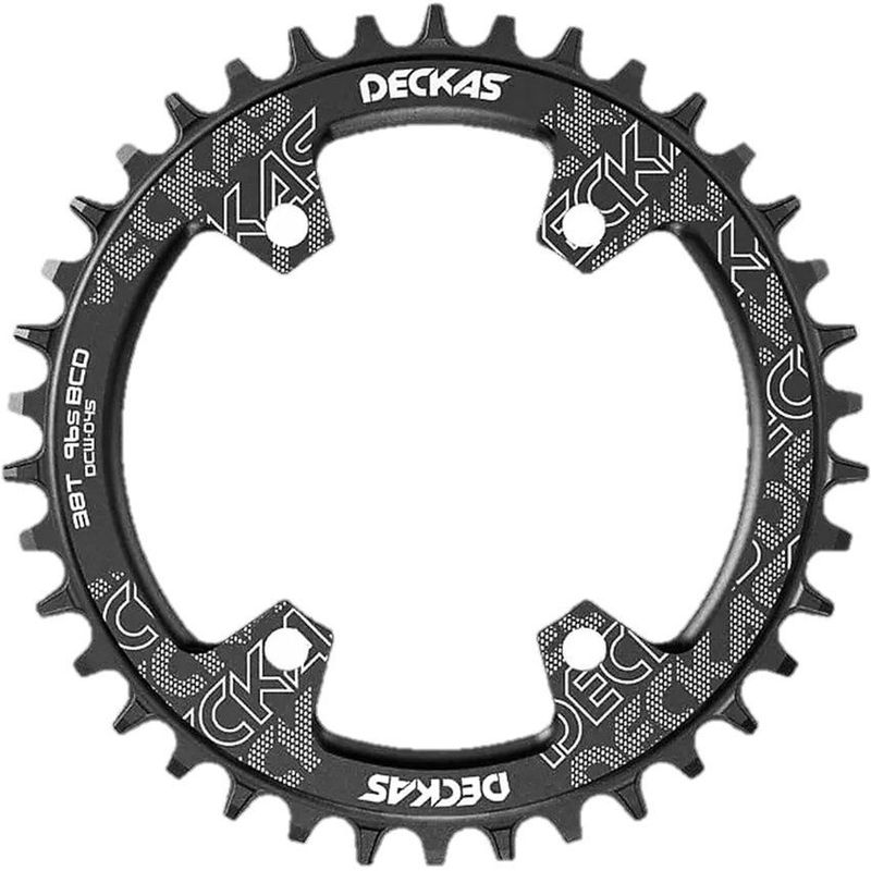GENERICO - Coronilla 38 deckas asimetrica 96bcd redondo bicicleta mtb